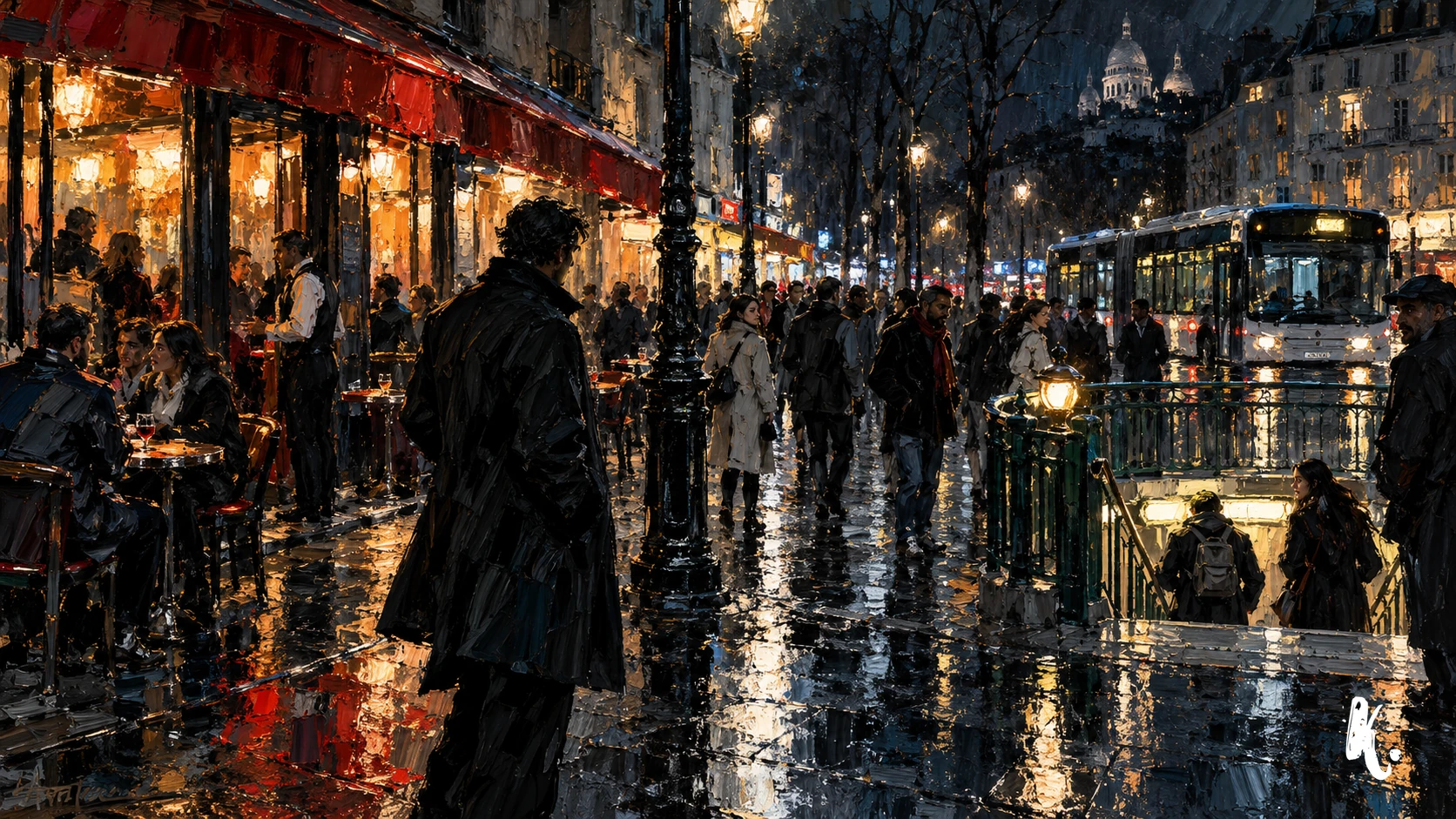 Passants, commerces et transports dans la nuit du nord parisien