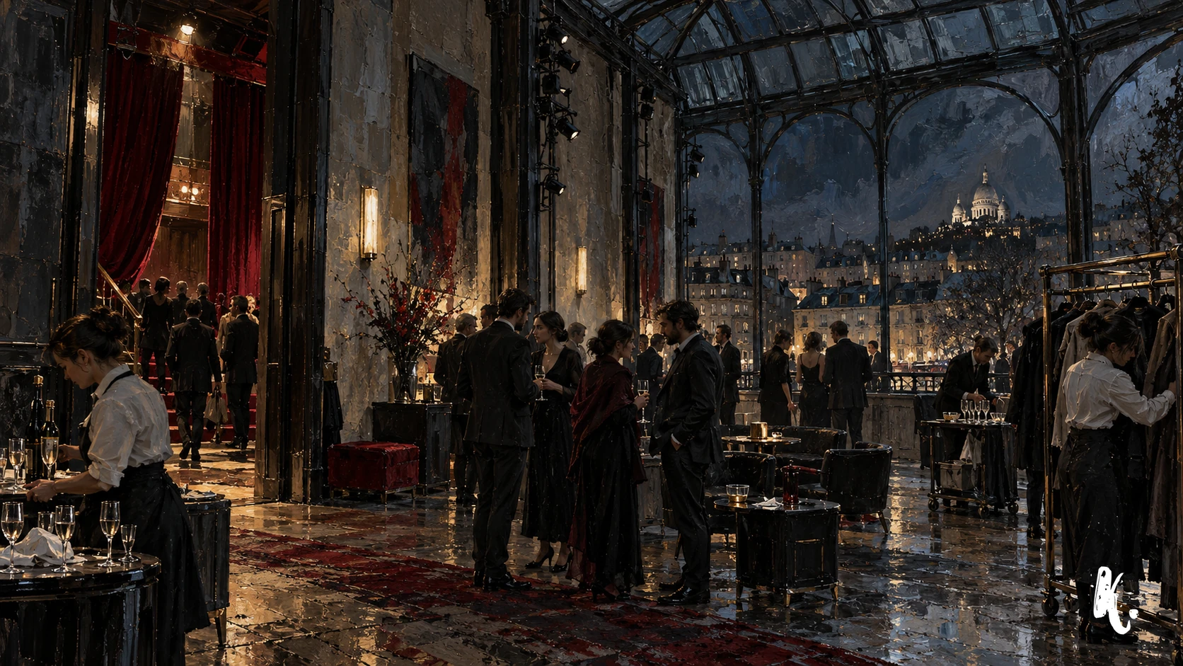 Réception culturelle pouvant accueillir temporairement un Elysium