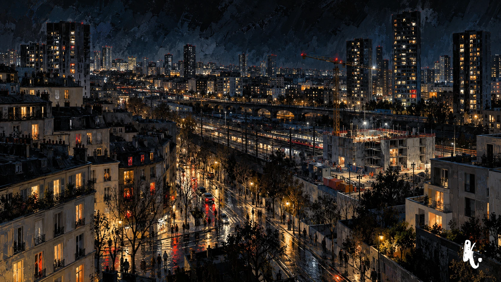 Quartiers et voies des Tours de nuit