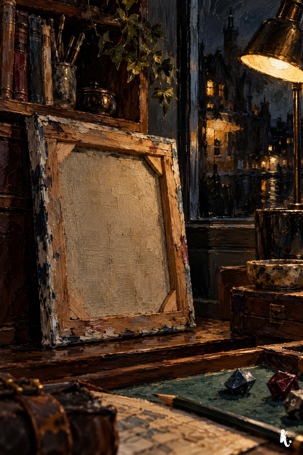 Un tableau retourné reste à l'écart de la conversation