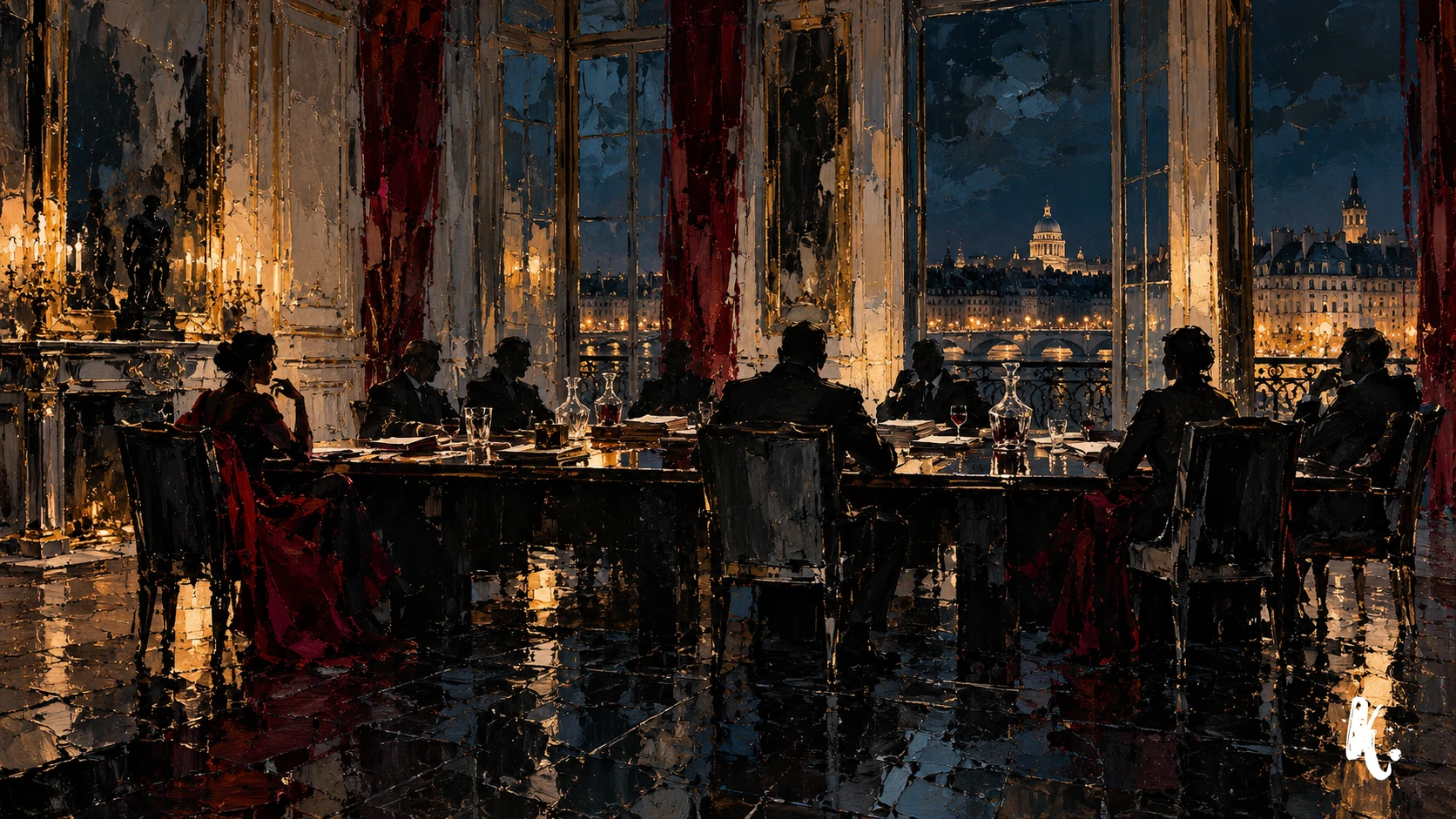 Scène nocturne : La Camarilla
