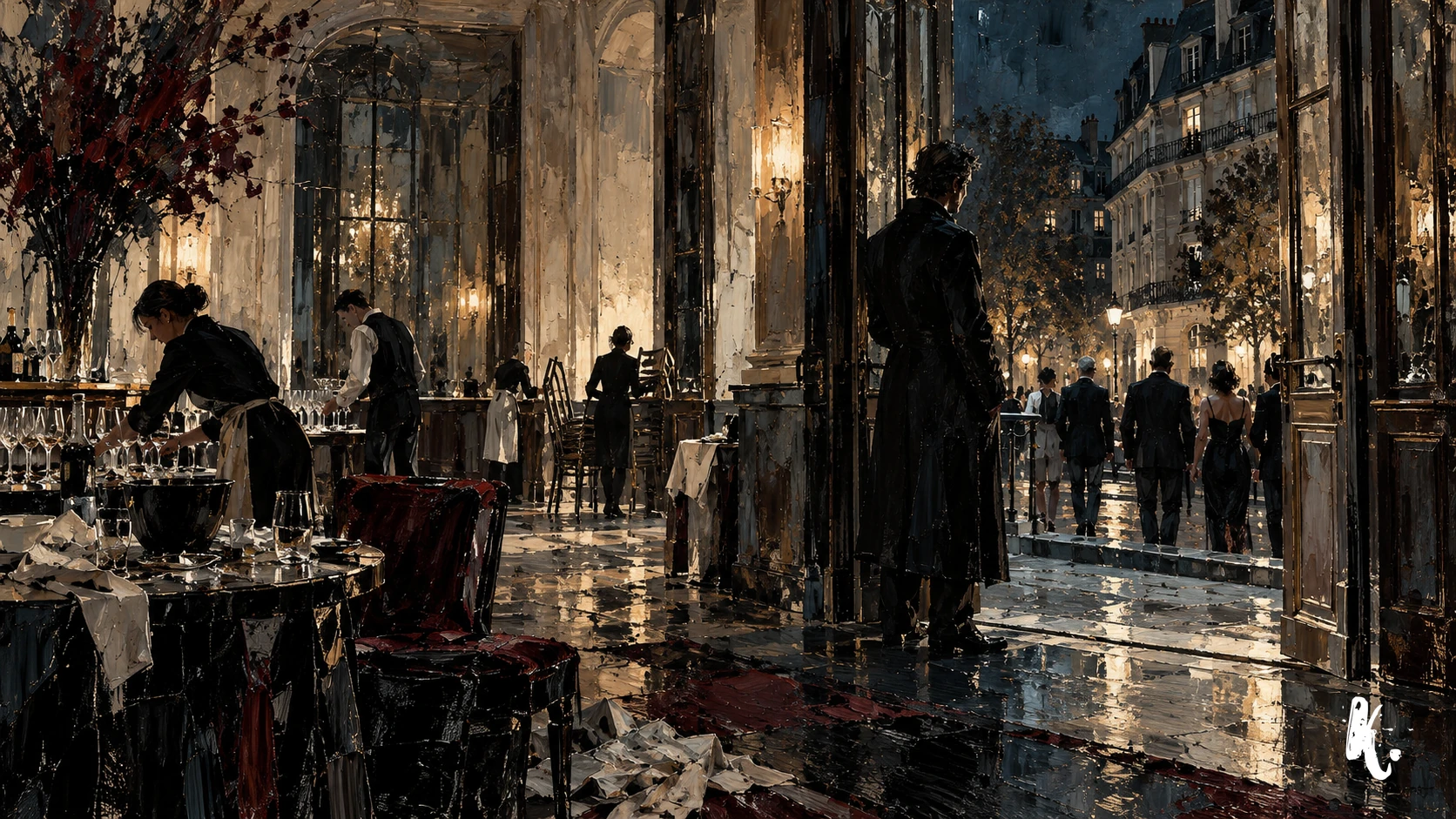 Réception parisienne à la fermeture d'un Elysium