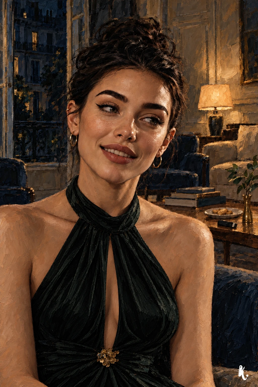 Lydia retrouve un sourire chaleureux