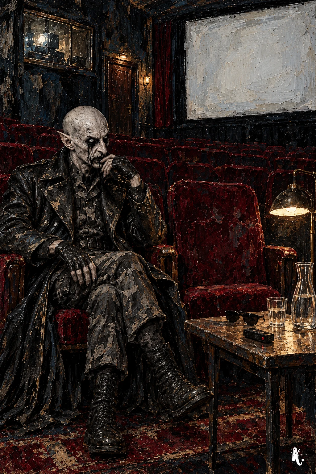 Orlok laisse une place libre à côté de lui