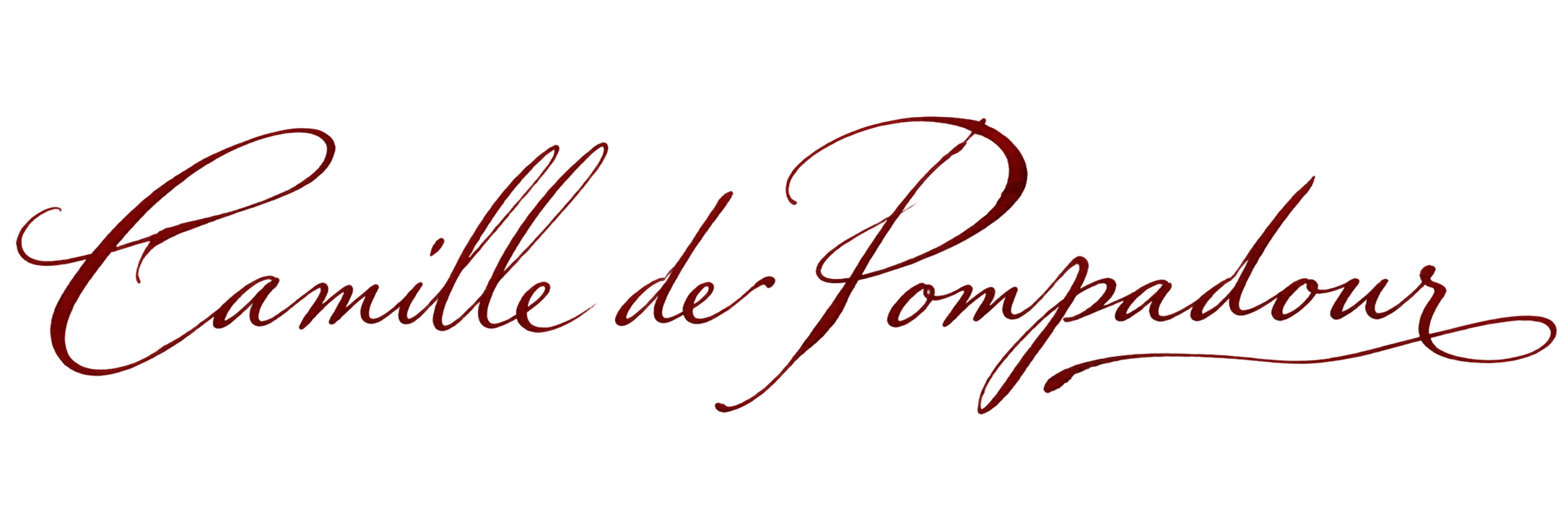 Signature calligraphique de Camille de Pompadour