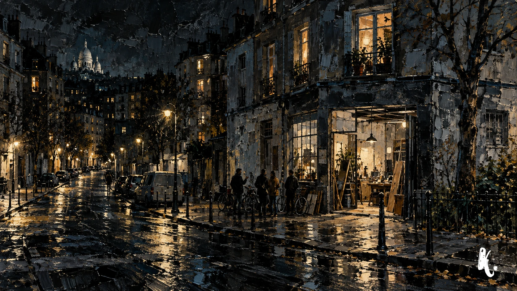 Scène nocturne : Les Anarchs