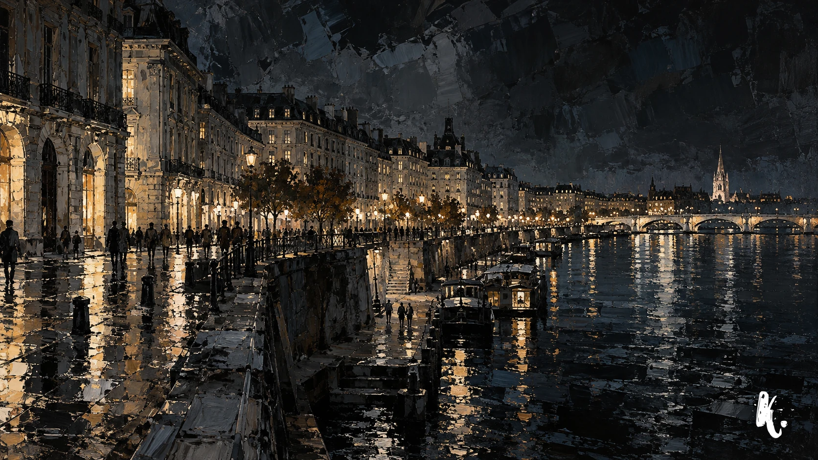 Quais bordelais dans la géographie nocturne française