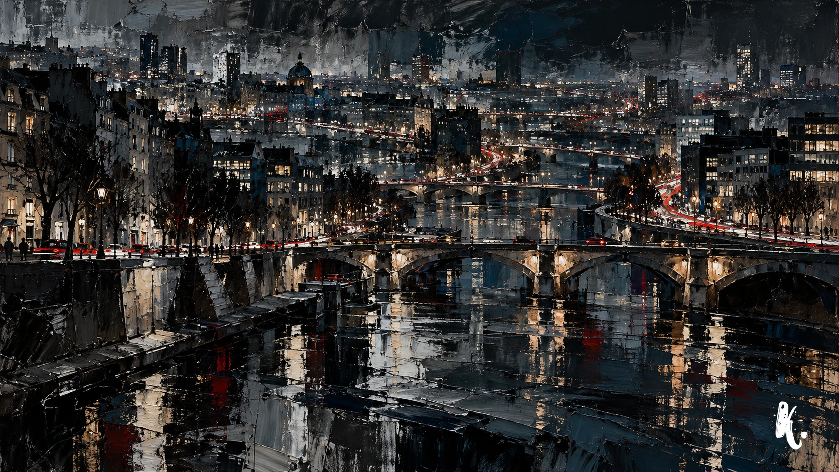 La Seine relie les territoires du Paris nocturne