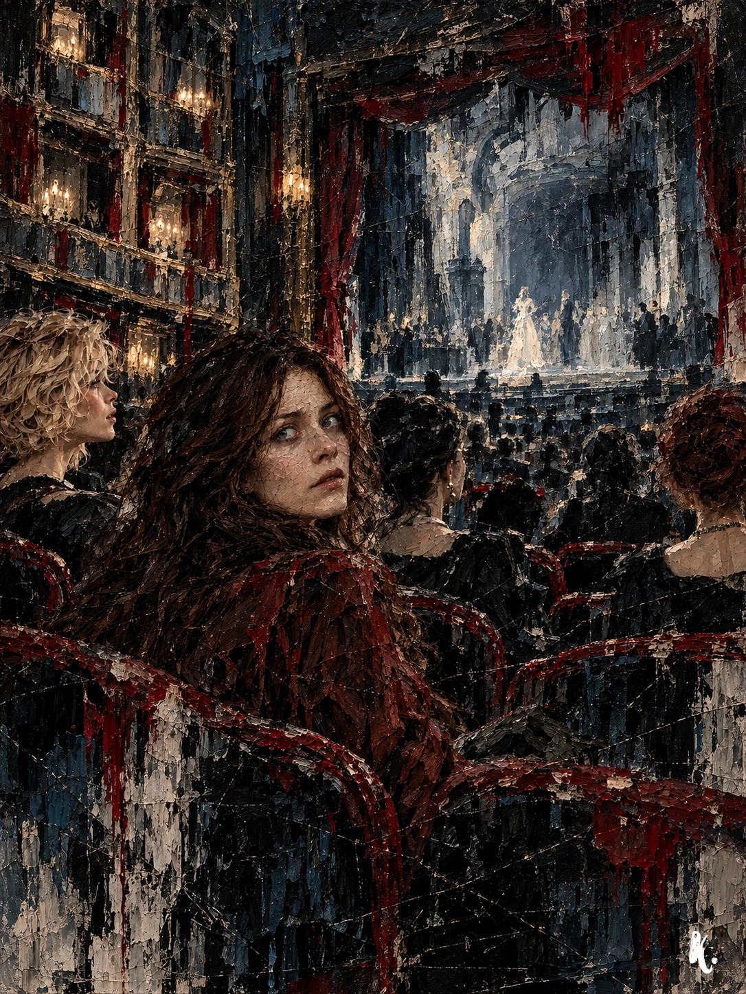 Rose et Babyface dans la salle d'un théâtre